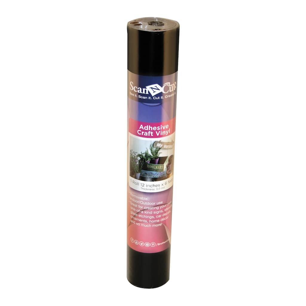 Scanncut Adhesive Vinyl Black